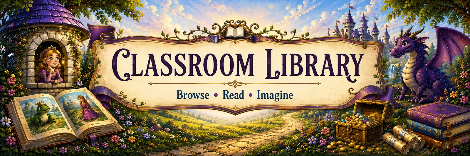 Fairy-Tale ELA Classroom Headers preview image from EdThings