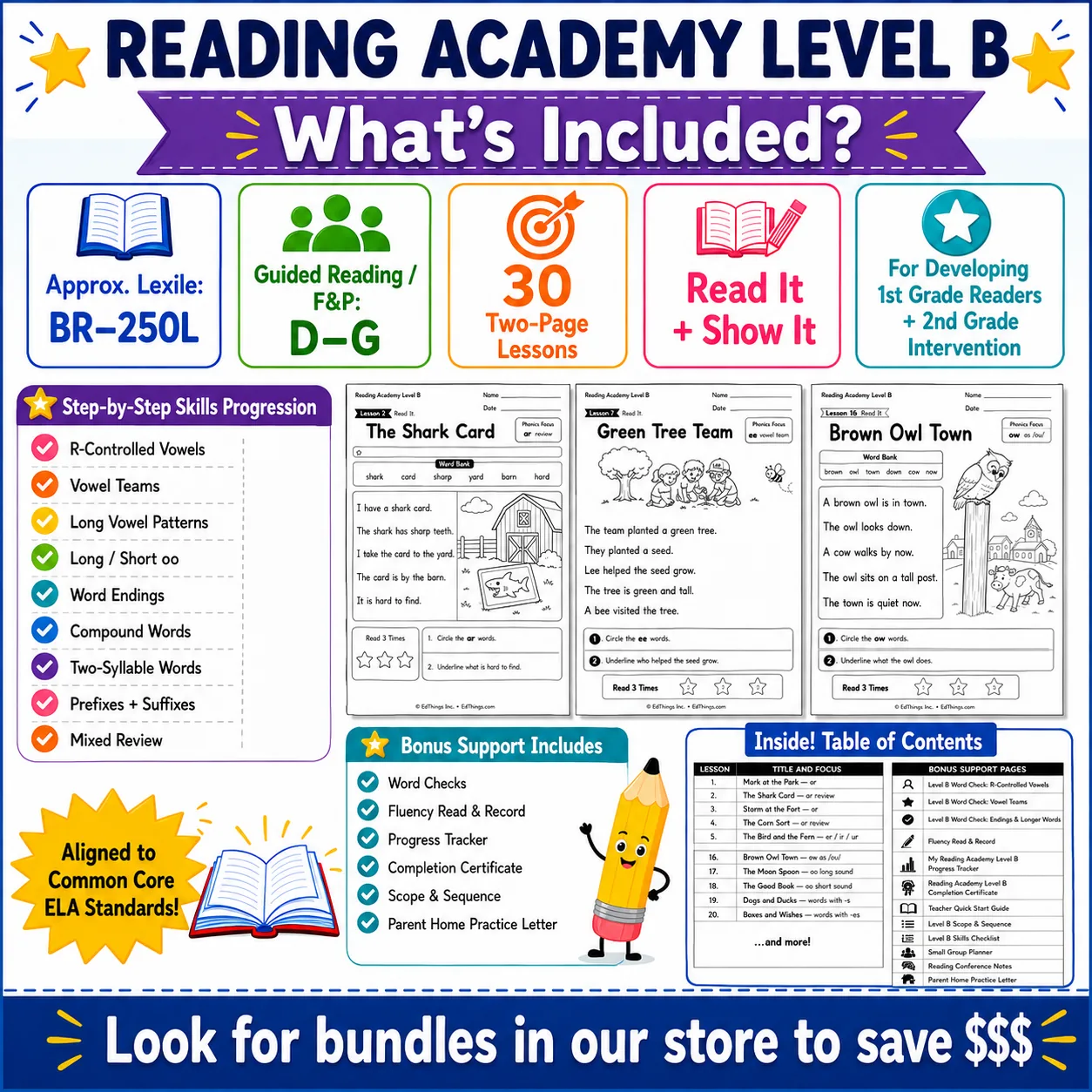 Reading Academy Level B preview image from EdThings