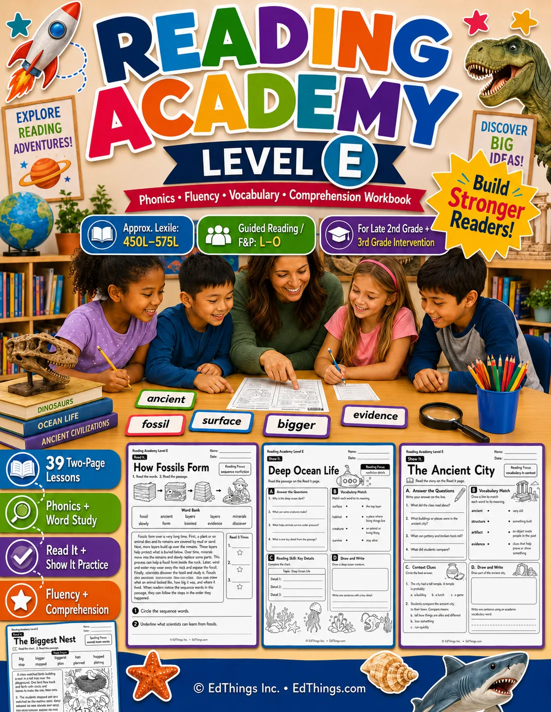 Reading Academy Level E cover image from EdThings