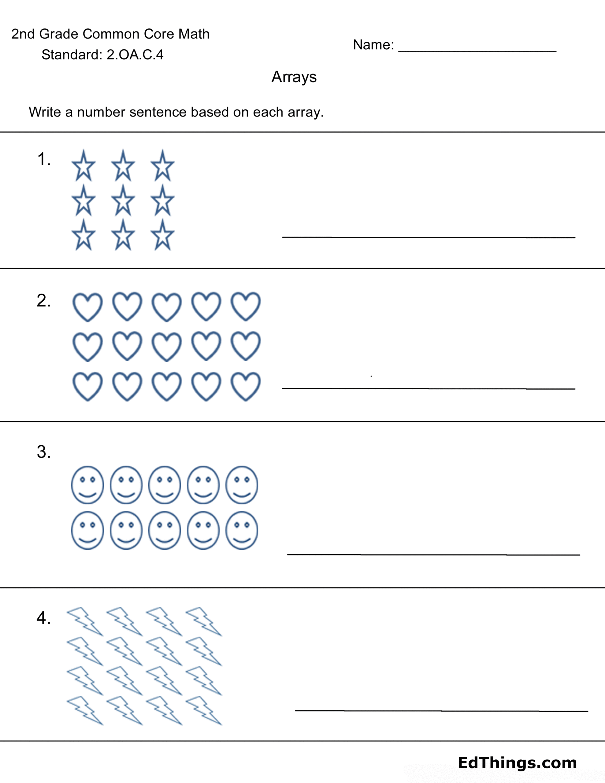 10 Fun Ways to Teach Arrays: Free 2nd Grade Array Worksheets Inside!
