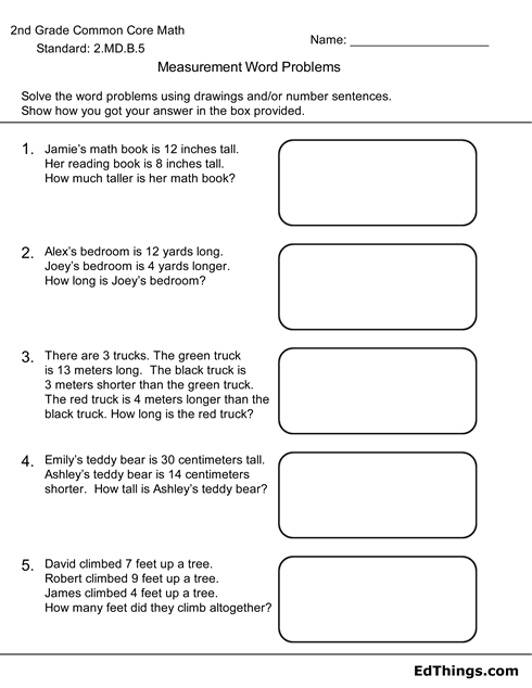Measuring Word Problems