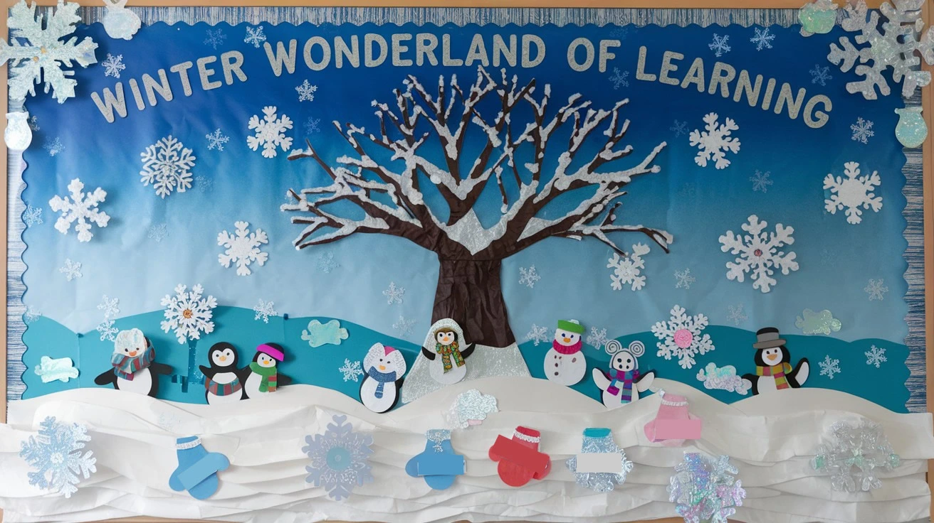 Creative Winter-Themed Bulletin Boards to Showcase Student Artwork